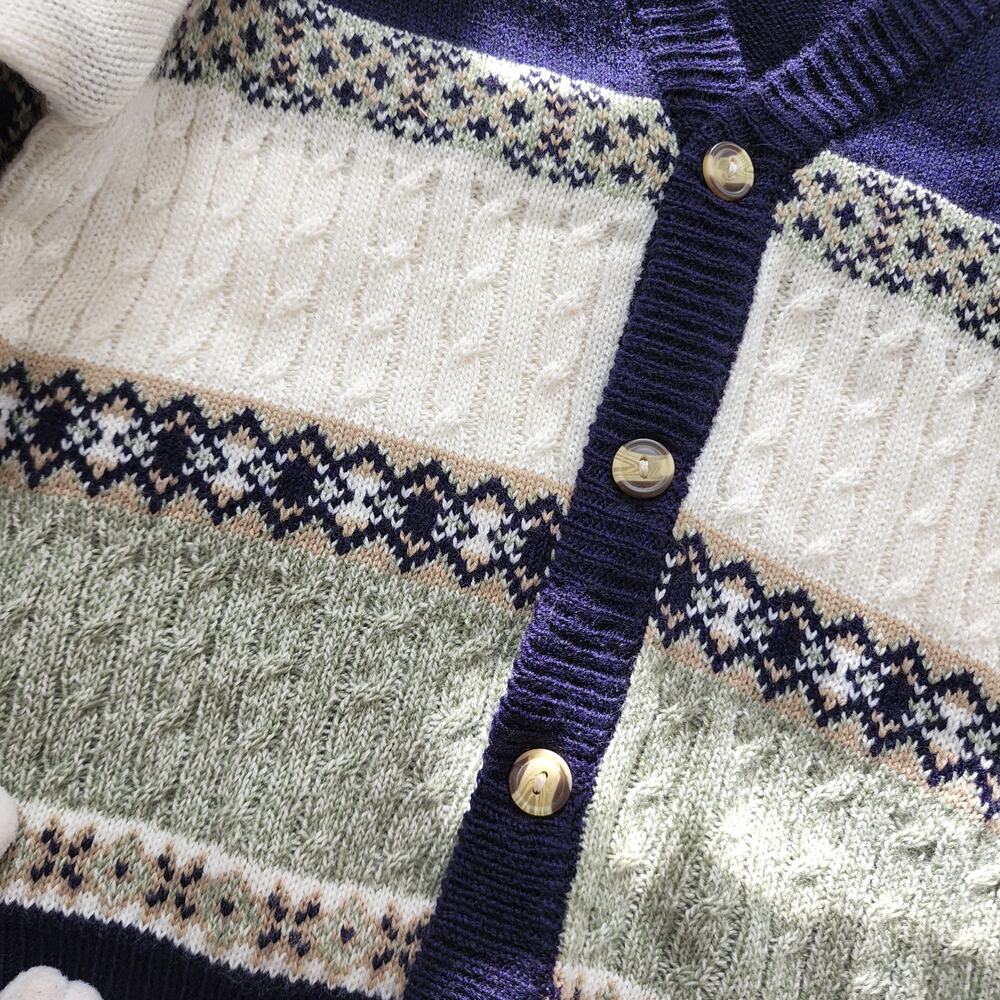 Vintage Knit Cardigan 4t - Picture 5 of 6
